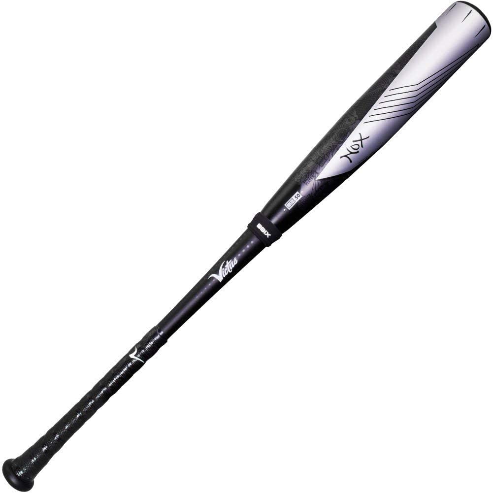 NOX BBCOR Built with obnoxious speed, power and performance in mind. The NOX BBCOR two-piece hybrid is an aluminum bat eight years in the making. Combining the latest bat tech with an aesthetic unlike anything else on the market - the NOX is built for ballplayers from the inside out.  Featuring an end-loaded design equipped with a military-grade aluminum barrel and carbon composite handle connected by our Two Smooth Impact Connection system for reduced vibration during contact. The ringless barrel with multi-variable wall thickness creates a thinner, more flexible sweet spot for maximum energy transfer and a higher M.O.I.  Two-piece hybrid design built with a carbon composite handle and military-grade aluminum barrel  2SIX, our Two Smooth Impact Connection, is a double banded vibration reducing connection comprised of a threaded connection between handle and barrel with two vibration dampening rings Dual band technology helps to minimize all unwanted, harsh vibrations from traveling to the players’ hands at contact, while the threaded connection helps to keep the bat stiff and maximize energy transfer to the ball Ringless barrel design made of multi-variable wall thicknesses create a thinner, more flexible sweet spot for unmatched performance  More mass built into the barrel for maximum energy transfer and a higher M.O.I. Pro-tapered handle shape for more top-hand control and an ergonomic fit for comfort Micro-perforated soft-touch grip with extra tack improves feel and control 2 5/8 barrel BBCOR certified One-year warranty included       Two-piece hybrid design built with a carbon composite handle and military-grade aluminum barrel 2SIX, our Two Smooth Impact Connection, is a double banded vibration reducing connection comprised of a threaded connection between handle and barrel with two vibration dampening rings Dual band technology helps to minimize all unwanted, harsh vibrations from traveling to the players’ hands at contact, while the threaded connection helps to keep the bat stiff and maximize energy transfer to the ball Ringless barrel design made of multi-variable wall thicknesses create a thinner, more flexible sweet spot for unmatched performance More mass built into the barrel for maximum energy transfer and a higher M.O.I.