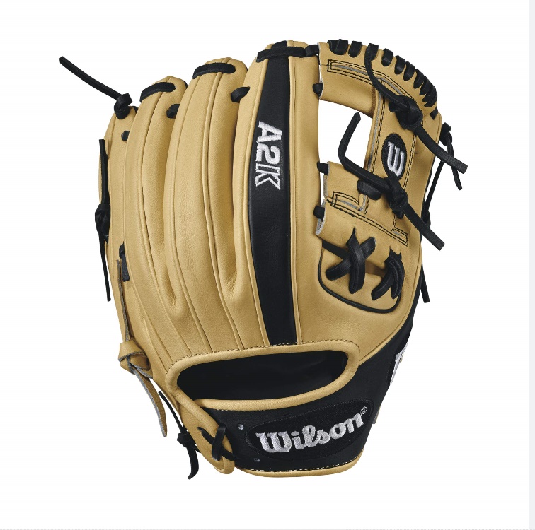 A2K 1786 - 11.5 Wilson A2K 1786 Infield Baseball Glove A2K 1786 11.5 Infield - Right Hand ThrowWTA2KRB171786 The 1786 pattern is Wilson's most popular middle infield model because the H-web and double X lacing at the web base keep the pocket shallow for an easy transfer. The Blonde and Jet Black A2K 1786 is often broken in with a flattened, flared shape. You can catch Daniel Murphy and other top MLB infielders using their A2K 1786 during the MLB season.The finest cuts of leather. Meticulous construction. Three times more hand shaping by Wilson master technicians. All off these qualities make the A2K our premier glove. The one players turn to when they want a long-lasting glove that breaks in without breaking down. Made from the top 5% of Pro Stock Select leather, each hide is chosen for consistency and flawlessness, so the A2K baseball glove is the most premier glove available. 11.5 Infield ModelH-Web PatternPro Stock Select Leather2X Palm Construction provides maximum pocket stabilityRolled Dual-Welting for quicker break in3X more craftsman shaping at the factory means your glove is pounded and shaped by a master technician at the factory, reducing break in time for you InfieldRHT 11.5 H-Web Pro Stock Select LeatherA2K DATDUDE GMA2K DP15 GMWilson A2000 T-Shirt A2000 Glove Care Kit Aso-San Glove Mallet Aso breaks in Brandon Phillips Glove