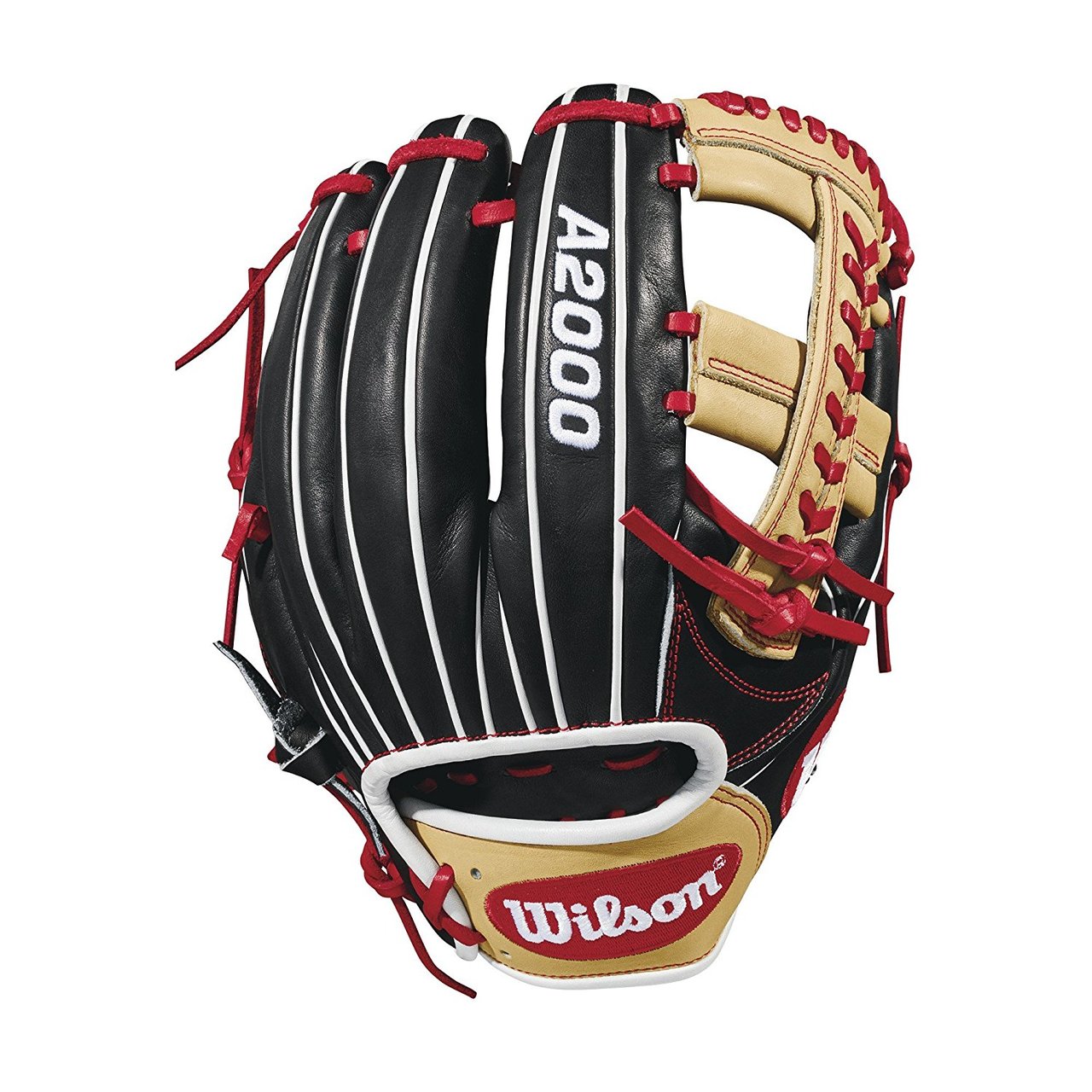 11.75 Cross web with Baseball stitch New pattern featuring gap welting Black, blonde and Red Pro Stock leather, preferred for its rugged durability and unmatched feel Dual welting for a durable pocket and long-lasting break-in