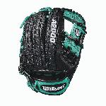 Robinson Cano's A2000 RC22 GM, has long been one of Wilson's most popular Super Skin gloves. Robbie loves Super Skin -- it's half the weight of regular leather, and twice as strong. It'll stay light even if the fields get wet. The A2000 Super Skin gloves are the utility players of the Wilson lineup. A versatile mix of Pro Stock leather and man-made Super Skin makes the glove stronger, lighter and easier to break in than the all-leather A2000s. - 11.5 Inch Model - H-Web - Game Model for Robinson Cano - Black Super Skin - Mariner Green Pro Stock Leather - Dual Welting !-- Used to set table width because AUI is overriding the width attribute of the tables coming in description --                                                             