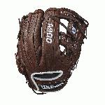 Wilson youth baseball gloves are intended for a younger, more advanced ball player who is looking to take their game to the next level. For the 2018 season, the A900 series is just what the doctor ordered to help get an edge on the diamond. Each model offers a cool, old-school look with the dark brown, full leather construction that comes game ready with absolutely zero break-in period. If you're sick and tired of having a sore wrist and knuckles from an extensive break-in, the A900 is just what you need. From day one, these baseball gloves are ready to go when you are. Plus, Wilson has applied their double palm construction on the front side of each design to help add extra stability and a low profile heel that allows for easier closure and less rebound on bad hops so that you can turn two without fail. Wilson: The Players' Choice! This Wilson A900 youth baseball glove (WTA09RB18115PF) features a popular 11.50-inch pattern, an I-web (Wilson's H-web), and a Pedroia Fit. With a smaller wrist opening and tighter finger stalls, this model is perfect for infielders who have smaller hands. Don't forget, we're here from click to catch!.