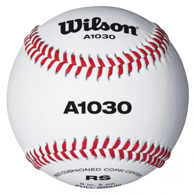 wilson-a1030-blem-baseballs-3-doz-and-bucket A1030BUCKET Wilson  Raised seams are 20% higher than flat seam baseballs giving pitchers