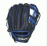 A1K DP15 Royal Blue Accents - 11.5 Wilson A1K DP15 Blue Accents Infield Baseball GloveA1K DP15 11.5 Infield Baseball Glove - Right Hand Throw WTA1KRB16DP15BThe A1K DP15 has royal blue accents and is built using Dustin Pedroia's game model glove specifications. He prefers a snug fitting baseball glove that allows him to quickly find the ball and make the play. It is perfect for middle infielders looking for more feel. Built for players who prefer a tighter fitting glove with pro-level performance, the A1K glove series features Pro Stock patterns with a Pedroia Fit. When Dustin Pedroia needed a glove that fit differently that the A2K and A2000, we designed the Pedroia Fit for him. It has a smaller hand opening, shorter finger stalls and a low profile heel pad that provides optimal feel, and it's available for players in every position with the A1K. 11.5 Infield ModelH-WebFastbreak Construction combines the expertise of Wilson A2000 technicians with materials optimized for a quicker break inPedroia Fit - All of the fit modifications Dustin Pedroia requests-including a snug fit, long laces, smaller hand opening and low profile heelLow profile heel for less rebound on bad-hop grounders and to make the glove easier to closeTop Shelf Leather for durability and a custom break inRolled Dual-Welting for quicker break inPro Stock Patterns - The same base patterns used on the legendary Wilson A2K and A2000 models InfieldRHT 11.5 h-web Top Shelf Leather A2K DP15 GM A1K OTIF Wilson A2000 T-Shirt Wilson Glove Care KitAso-San Glove Mallet Aso breaks in Brandon Phillips Glove
