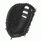Wilson A2000 1613 Superskin First Base Mitt. 12.25 inch. Developed by Andres Galarraga, the Wilson A2000 1613SS First Base Mitt features a design with a single heel-break allowing for a thumb to middle finger break-in. The 1613SS First Base Mitt is constructed using Wilson's amazing Pro Stock leather and SuperSkin material. The Pro Stock Leather breaks in perfectly and the SuperSkin material helps reduce weight for a light, long lasting glove. The Wilson A2000 1613SS First Base Mitt also comes equipped with DirLex Wrist Lining, designed to help keep your hand cool and dry for better feel when closing the glove. 12.25 inch First Base Model. Single Heel Break Design. Pattern developed by Andres Galarraga. Pro Stock Leather combined with SuperSkin for a light, long lasting glove and a great break-in. DriLex Wrist Lining to keep your hand cool and dry.