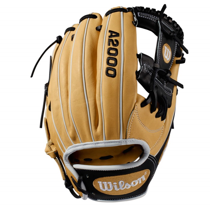 The new A2000 1787 is made to work for you - no matter where you play on the infield. This 11.75 model is popular with both third basemen and middle infielders because of a pocket that's a little deeper, making it easier to snag line drives and also make quick transfers. An H-Web, double lacing at the base and flat finger binding help you make eye-catching plays all over the diamond.