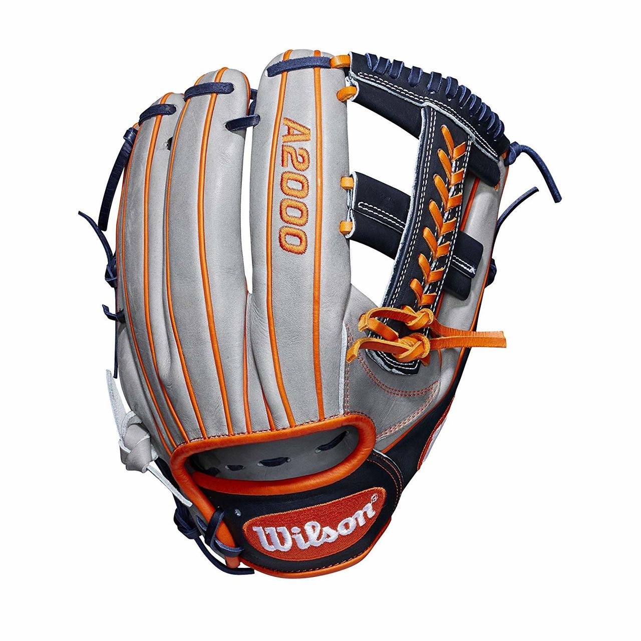 The Wilson A2000 Baseball Glove series has an unmatched feel, durability and a perfect break in making it a favorite among baseball players everywhere. Featuring a Pro-Stock leather made from American Steerhide, the Wilson A2000 comes equipped with rugged durability and is ready to withstand whatever is thrown its way! Features: Cross Web with baseball stitch Pro Stock Select leather - Made Specifically for Wilson ball gloves Pro Stock patterns - Exclusive designed patterns continuously improved Dual Welting - Provides a durable pocket and long lasting break in Dri-Lex - Ultra-breathable wrist lining keeps hands cool and dry