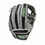 Show off your dark side with the April GOTM model. Black SnakeSkin and Grey Pro Stock Leather pair perfectly with Neon Green logos and stitching in a look that's undoubtedly got a bite to it. Each month, Wilson unveils a new A2K or A2000 Glove of the Month – a unique limited-edition Pro Stock ball glove available only in-store from select dealers. Past Glove of the Month gloves have included player customs, one-of-a kind models and fan-designed contest winners. A portion of the proceeds go to Pitch in for Baseball, a longtime Wilson charity partner. ul liA2000/li li11.5/li liH-Web/li liBlack SnakeSkin Pro Stock Leather/li liGrey Pro Stock Leather/li li/li li table id=product-attribute-specs-table class=data-table tbody tr class=first odd td class=data attribute last valign=topWTA20RB19LEAPR/td /tr tr class=even td class=label valign=topGlove Series/td td class=data attribute last valign=topA2000/td /tr tr class=odd td class=label valign=topGlove Size/td td class=data attribute last valign=top11.5/td /tr tr class=even td class=label valign=topThrowing Hand/td td class=data attribute last valign=topRight/td /tr tr class=odd td class=label valign=topGlove Type/td td class=data attribute last valign=topGlove of the Month/td /tr tr class=last even td class=label valign=topPosition/td td class=data attribute last valign=topInfield/td /tr /tbody /table /li /ul