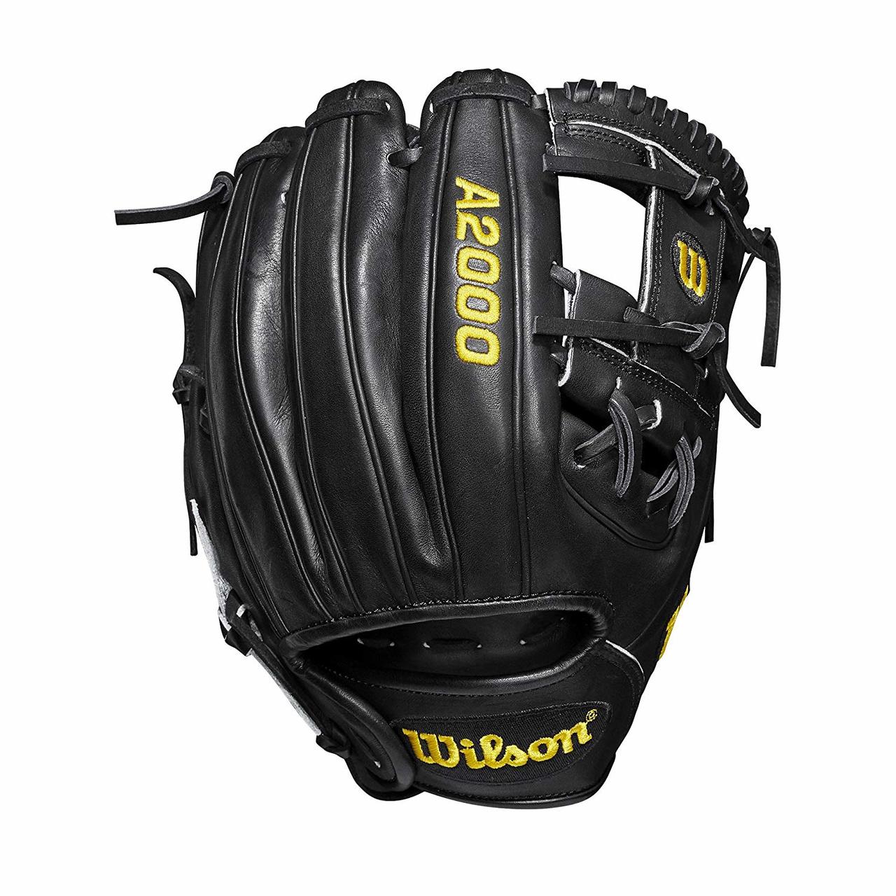 11.5 inch infield WTA20RB19DP15 Made with pedroia fit for players with a smaller hand H-Web design Black Pro Stock leather, preferred for its rugged durability and unmatched feel Dual welting for a durable pocket and long-lasting break-in