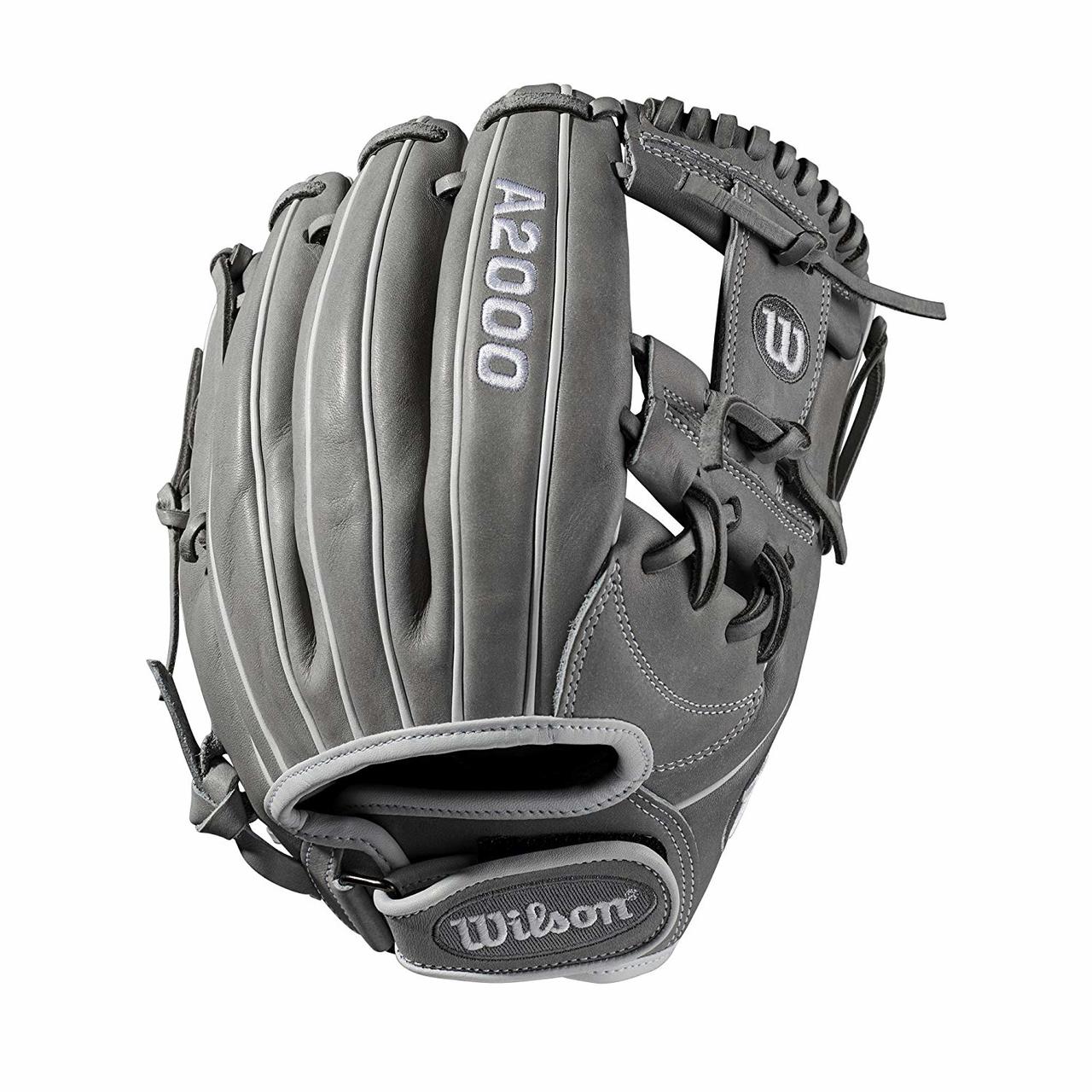 wilson-a2000-fasptich-softball-glove-11-75-h-web-right-hand-throw WTA20RF1175-RightHandThrow Wilson 887768702106 nfield model; H-Web; fast pitch-specific WTA20RF191175 Comfort Velcro wrist closure for