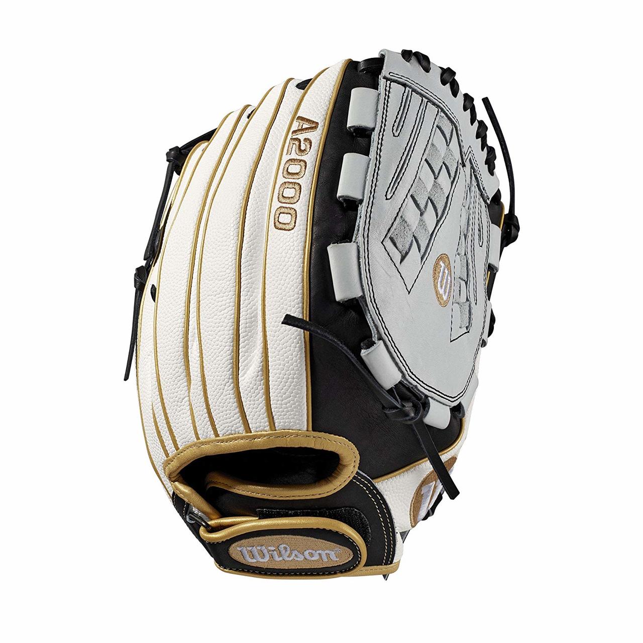 wilson-a2000-fast-pitch-softball-glove-12-5-right-hand-throw-a20rf19v125ss WTA20RF19V125SS-RightHandThrow Wilson 887768702151 Outfield model; fast pitch-specific model; Victory web Comfort Velcro wrist closure