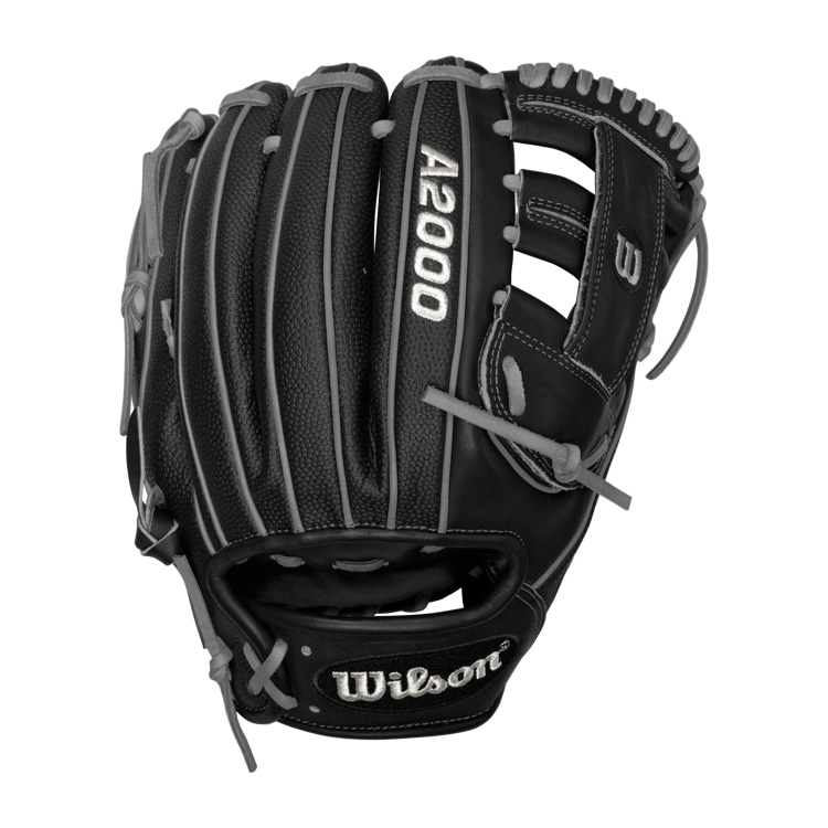 Step up your game with the Wilson A2000 G4 SS. This incredibly long lasting baseball glove was developed with a reinforced H-Web to maintain as shallow of a pocket as possible, and the 11.5 length is perfect for middle infielders. The combination of SuperSkin and Pro Stock Leather mean you'll be using the A2000 G4 SS season after season. Wilson spent decades working with MLB players to refine the A2000 baseball glove so that it outperforms and outlasts all others. This A2000® SuperSkin™ baseball glove combines ruggedly durable Pro Stock™ Leather with a stronger, lighter, and softer man-made material, SuperSkin, to speed up break in, lower your reaction time and repel moisture. 11.5 Infield Model. Reinforced H-Web. Pro Stock Leather combined with SuperSkin™ for a light, long lasting glove and a great break-in Dual Welting for a durable pocket DriLex Wrist Lining to keep your hand cool and dry.