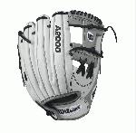 A2000 FP12 - 12 Wilson A2000 FP12 12 Infield Fastpitch GloveA2000 FP12 Infield Fastpitch Glove - Right Hand ThrowWTA20RF17H12The black and white A2000 FP12 was developed with Wilson's Pro Stock leather for unmatchable durability. Great for middle infielders and pitchers, this 12 model features an H-web that helps create a pocket that is perfect for dual-position players.A serious glove for a serious ballplayer. The fastpitch A2000 lineup is created with the Custom Fit System so that every fastpitch player can have a glove that fits her hand - no matter how tight she wears it. The superior feel and durability come from the premium Pro Stock leather that breaks in perfectly and lasts from one season to the next.12 Infield ModelDual Post WebFastpitch-specific model Comfort Velcro Wrist Closure for a secure and comfortable fitD-Fusion pocket pad creates No Sting Catch ZonePro Stock LeatherDual Welting for a durable pocketAvailable in right hand throw and left hand throw InfieldRHT 12 H-Web Pro Stock Leather A2000 FP12SSA2000 FP1175 Onyx P12 A2000 Glove Care Kit Aso-San Glove Mallet Wilson Fastpitch: Your Glove is Your Glove