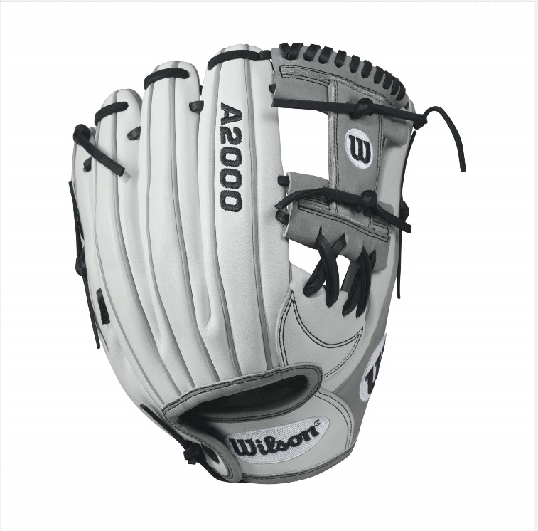 wilson-a2000-h12-fastpitch-glove-whitegray-12inch-right-hand-throw A20RF17H12-RightHandThrow Wilson 887768499549 A2000 FP12 - 12 Wilson A2000 FP12 12 Infield Fastpitch GloveA2000