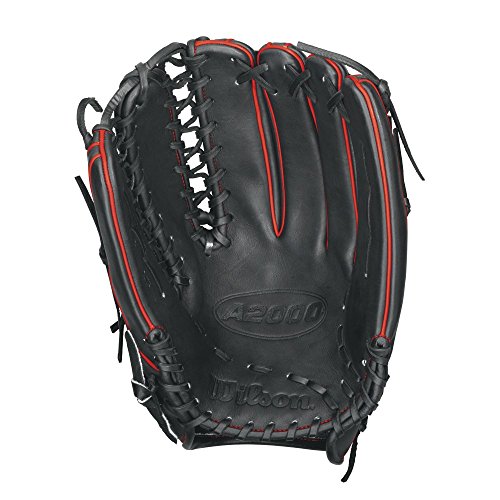 Wilson A2000 Baseball Glove 12.75 inch Outfield Pattern. 12.75 inch Baseball Outfield Model. Available in right hand throw and left hand throw. DriLex Wrist Lining to keep your hand cool and dry. Dual Welting for a durable pocket. Pro Stock Leather for a long lasting glove and a great break-in. Wilson A2000 OT6 Baseball Glove 12.75 inch A20RB15OT6. The Wilson A2000 OT6 Baseball Glove is one of the most popular outfield designs today. The OT6 Baseball Glove comes equipped with a Six Finger Trap Web, making the glove longer and providing more feel with less rebound. The Six finger design creates a deep, custom pocket and allows players more feel when playing with two fingers in the pinky stall. The OT6 A2000 Baseball Glove is constructed from Wilson Pro Stock Leather and features Dual Welting down the back of the fingers for added support and a better pocket shape. Each Wilson A2000 OT6 also comes with a DriLex wrist liner to keep your hand cool and dry during those dog days of summer.