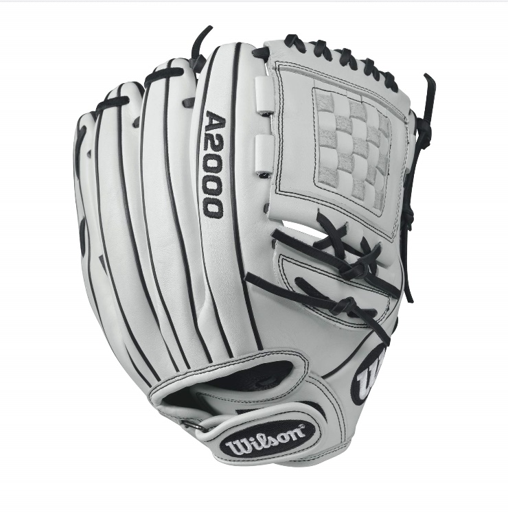 wilson-a2000-p12-fastpitch-glove-whiteblack-12inch-right-hand-throw A20RF17P12-RightHandThrow Wilson 887768499556 A2000 P12 - 12 Wilson A2000 P12 12 Pitchers Fastpitch Glove