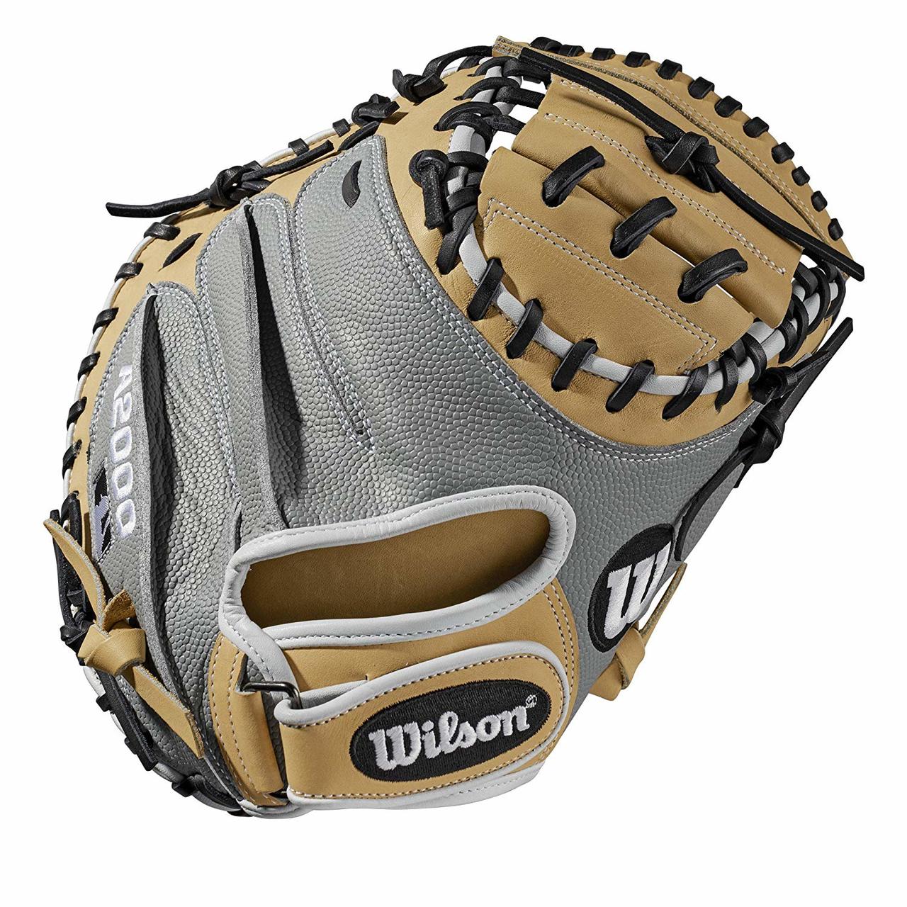 Made with Pedroia Fit for players with a smaller hand; catcher's WTA20RB19PFCM33 Half moon web and extended palm Grey SuperSkin, twice as strong as regular leather, but half the weight Blonde Pro Stock leather for a long lasting glove and a great break-in Drilex wrist lining to keep your hand cool and dry