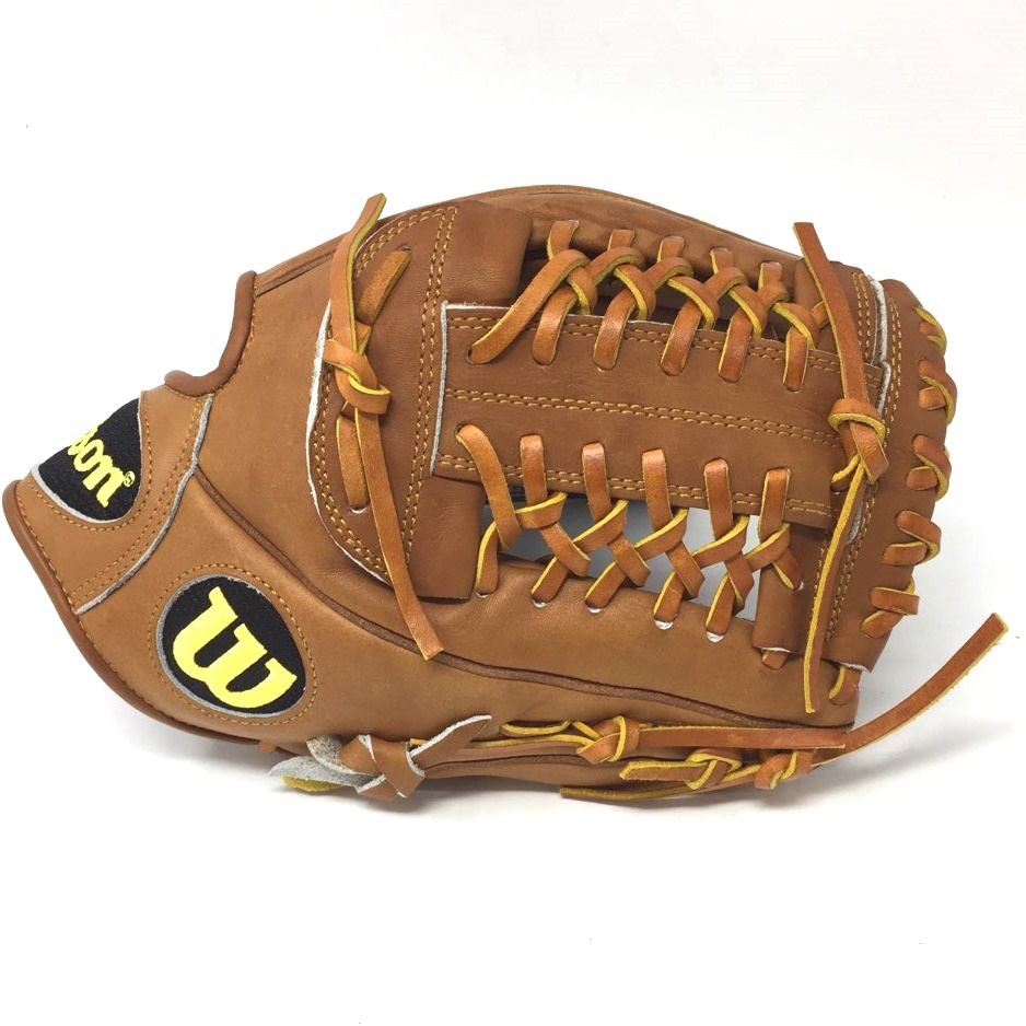 Oil Stanned Palm. 11.75 Pitcher Model Pro Laced T-Web Pro Stock(TM) Leather for a long lasting glove and a great break-in Dual Welting(TM) for a durable pocket DriLex Wrist Lining to keep your hand cool and dry