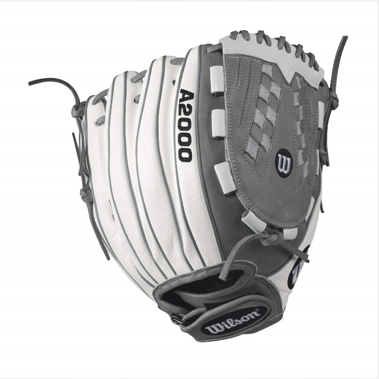 wilson-a2000-v125-white-superskin-fastpitch-glove-blackwhite-12-5inch-right-hand-throw A20RF17V125WS-RightHandThrow Wilson 887768499570 A2000 V125 WS - 12.5 Wilson A2000 V125 White Super Skin