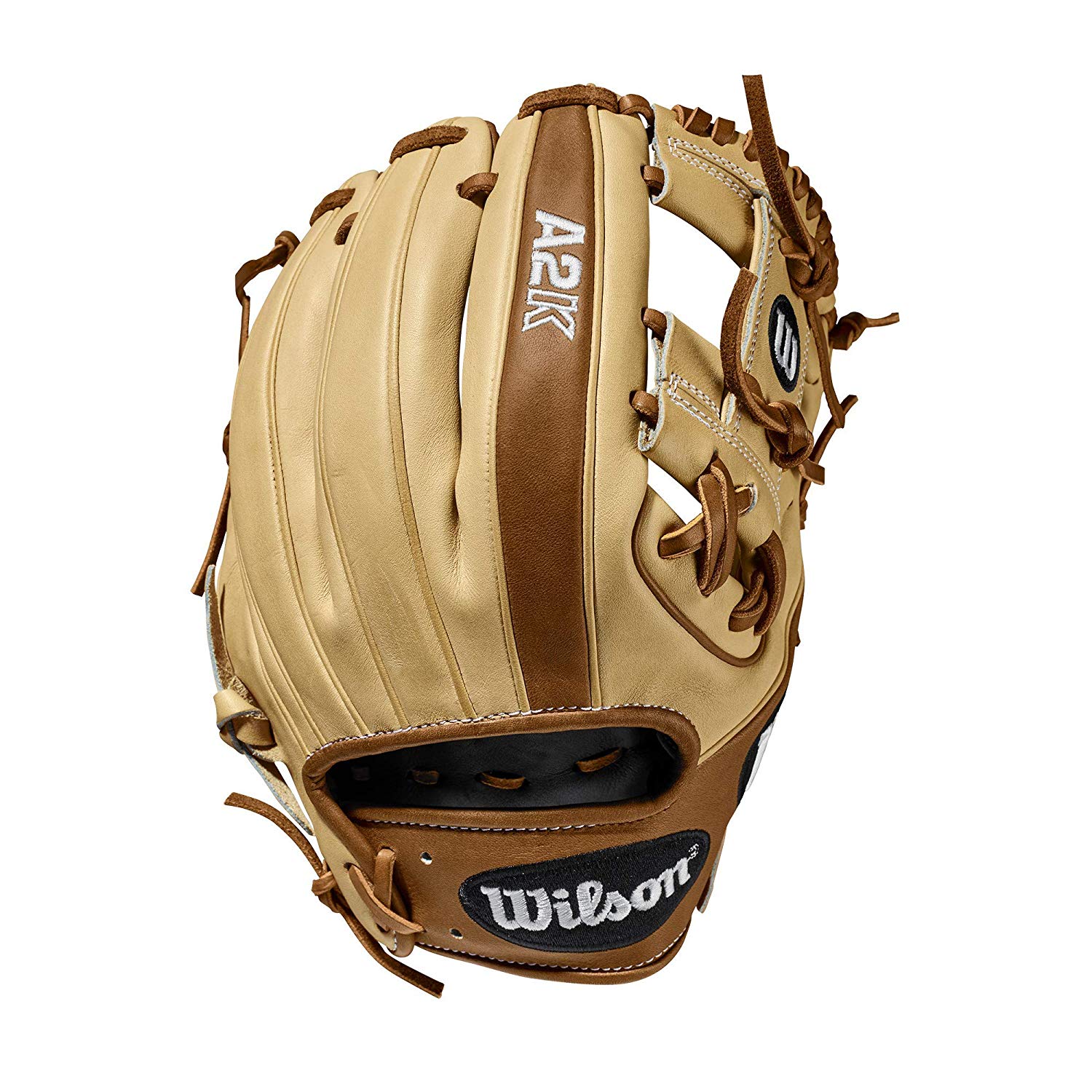 H-Web Design and three times more shaping to help reduce break-in time Blonde and Saddle Tan Pro Stock Select Leather, chosen for its consistency and flawlessness Rolled Dual Welting for long-lasting shape and quicker break-in Double Palm Construction providing maximum pocket stability.