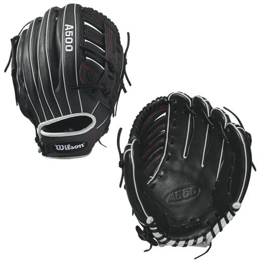 wilson-a500-y-puig-baseball-glove-12-5-inch-blackwhitered-right-hand-throw A05RB17125-RightHandThrow Wilson B01IKRBNPA A500 - 12.5 Wilson A500 12.5 Baseball Glove A500 12.5 Baseball