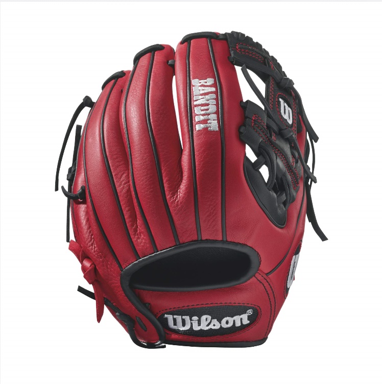 Bandit 1786 Pedroia Fit - 11.5 Wilson Bandit 1786 Pedroia Fit Infield Baseball GloveBandit 1786 Pedroia Fit 11.5 Infield Baseball Glove- Right Hand Throw WTA12RB171786PF The 1786 11.5 Bandit infield glove is made with red Soft Full-Grain Steerhide leather, an H-web and is perfect for the young travel infielder. It comes with Pedroia Fit for a snugger feel that many infielders enjoy. Using some of Wilson's most popular color palettes, the Bandit is the glove for the young travel ballplayer who likes a little style to go along with his on-the-field substance. Its soft full-grain steerhide brings the perfect balance of minimal break-in and outstanding durability.11.5 Infield Model H-web Soft Full-Grain Steerhide Leather Pedroia FitInfieldRHT 11.5 H-Web Soft Full-Grain Steerhide Leather Bandit 1786 Bandit 1786A2000 T-ShirtGlove Care Kit Aso-San Glove Mallet Aso breaks in Brandon Phillips Glove