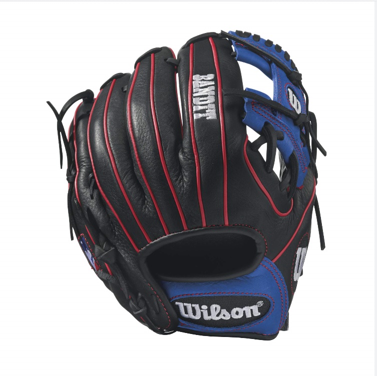 wilson-bandit-1788-pedroia-fit-baseball-glove-11-25-inch-blackroyalred-right-hand-throw A12RB171788PF-RightHandThrow Wilson 887768498450 Bandit 1788 - 11.25 Wilson Bandit 1788 Infield Baseball GloveBandit 1788