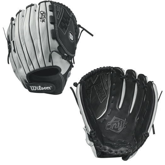 ONYX FP 125 - 12.5 Wilson Onyx FP 125 PitcherOutifled Fastpitch GloveOnyx FP 12.5 PitcherOutfield Fastpitch Glove - Right Hand Throw Onyx FP 12.5 PitcherOutfield Fastpitch Glove - Left Hand Throw WTA12RF17125'WTA12LF17125 The ivory and black Onyx FP125 outfield softball glove is long enough to give you the reach you need, and the Victory Web creates a solid and deep pocket. Your Wilson Onyx FP125 glove will break in perfectly without breaking down. Travel fastpitch players love this glove because it breaks in fast and feels good. The Onyx glove is diamond ready (no break-in period!) while its Double Palm Construction provides the durability it needs to last the season.12.5 PitcherOutfield ModelVictory WebFastpitch-specific modelTwo piece back closure for a secure fitDouble Palm Construction to reinforce the pocketDouble Play Leather that breaks in quickly and doesn't sacrifice feel for the ballD-Fusion pocket pad creates No Sting Catch ZoneRolled Dual Welting for a quicker break inoutfieldpitcher both12.5 victory web Soft Tumbled LeatherOnyx FP1275 A2000 FP V125A2000 FP 1275A2000 Glove Care Kit Aso-San Glove Mallet Wilson Fastpitch: Your Glove is Your Glove