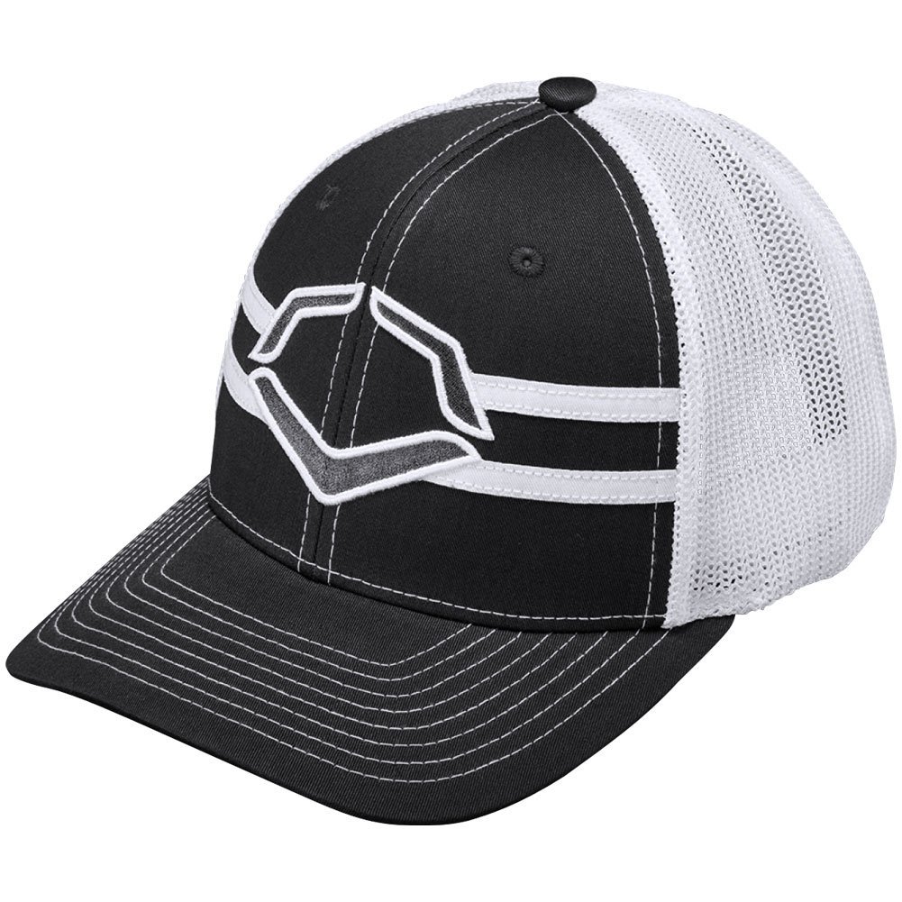 wilson-sporting-goods-evoshield-grandstand-flexfit-hat-char-coal-white-large-x-large-7-3-8-7-5-8 WTV1035344030LGXL Wilson y Stand out wherever you go with the grandstand FlexFit hat. This