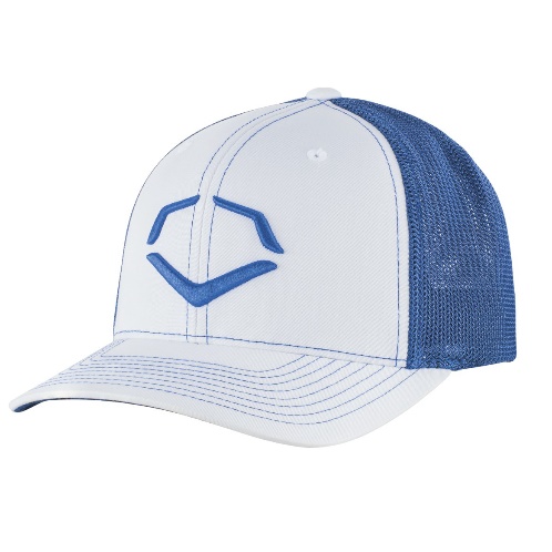 wilson-sporting-goods-evoshield-royal-steed-stripe-mesh-flexfit-hat-white-royal-large-x-large-7-3-8-7-5-8 WTV103642042OLGXL Wilson y EvoShields Speed Stripe Mesh Flex Fit Hat offers a breathable mesh