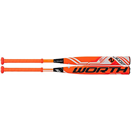 Worth FP2L10 2016 2Legit (-10) Fastpitch Softball Bat (33-inch-23-oz) : 2x4 Logic- patent pending, double barrel, four-piece technology designed to give a hitter everything they want: pop, distance and flex...all without the sting. The outer barrel is a thin exterior barrel engineered for extreme rebound for any swing speed. Inner Barrel The composite allows max flex without inhibiting the sweet spot. Collar Piece Silicone wrap dampens vibration. Handle and Hinge. A stiff handle and double barrel design creates overall flexibility, consistently solid contact and pop. Reinforced 360 end cap with improved locking snap design Reinforced Composite Taper delivers same performance with increased durability. Backed by a 30 day performance guarantee. Made in the USA. Approved for play by ASA, USSSA, NSA, ISA, ISF and all other associations using 98 MPH w ABI