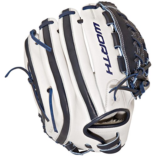 Worth Liberty LA125WN Softball Glove 12.5 inch (Right Handed Throw) : Worth Liberty Advanced Series Fast Pitch Softball Gloves have excellent Shape Retention, Enhanced Fielding Performance The updated design of the Liberty Advanced Series fastpitch softball gloves puts a new standard on comfort and quality. These gloves have excellent shape retention and enhanced fielding performance. These patterns have been developed for the elite softball and baseball player that are looking for a quality, comfortable glove that requires minimal break-in time. Made from USA tanned shell leather and pro-grade lace, the Liberty Advanced Series uses the same material inside and out to help create an even break-in with the perfect pocket. In addition, the full grain cushioned finger back linings make this glove unbelievably comfortable. The moldable padding on the pocket makes forming the glove to your liking easier than you thought possible. Worth Liberty Advanced Series Fast Pitch Softball Gloves feature: Double-tanned shell leather and USA tanned pro lace provide unmatched durability PoronA XRDATM palm and index finger pads significantly reduce ball impact for greater protection Full-grain cushioned finger back linings for added comfort Custom-fitted pull straps for easy hand adjustments.