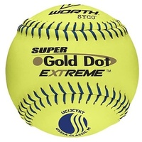 spanWorth Softballs...Designed For Reliability In Any Condition! Worth Super Gold Dot Extreme Classic M SP Softballs: Unique core formulation reduces compression loss in hot weather Ball designed to play long in all temperature conditions Available by the dozen only USSSA stamped Color: Yellow Size: 12 Worth...Performance Through Technology! Size: 12 Inch. Color: Yellow. Gender: Unisex./span